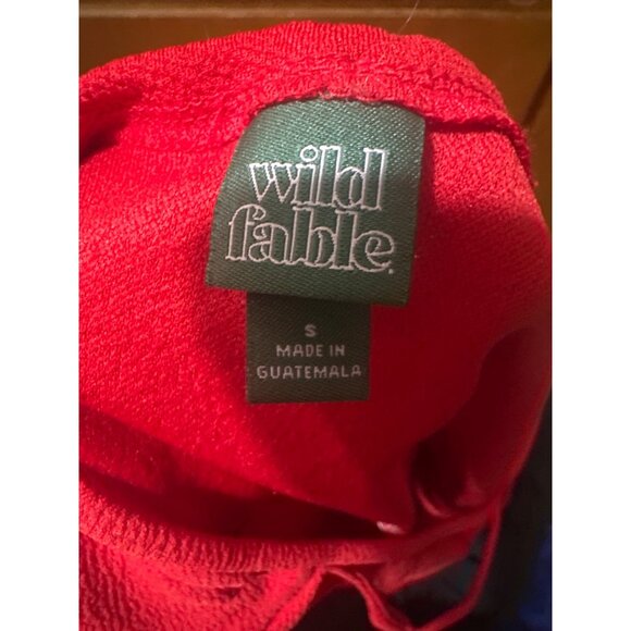 Wild Fable Apple Red Sleeveless Mini Dress With Crisscross Back Straps Size Smal - Picture 2 of 8